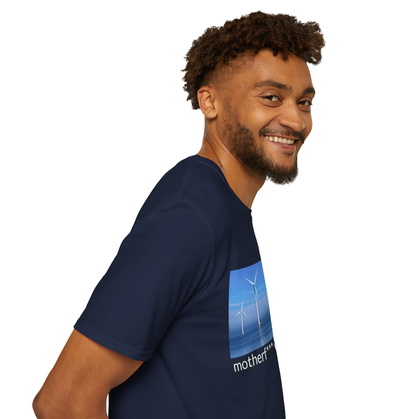 Motherfucking Wind Farms T-Shirt --  Pro-Offshore Wind Statement Tee