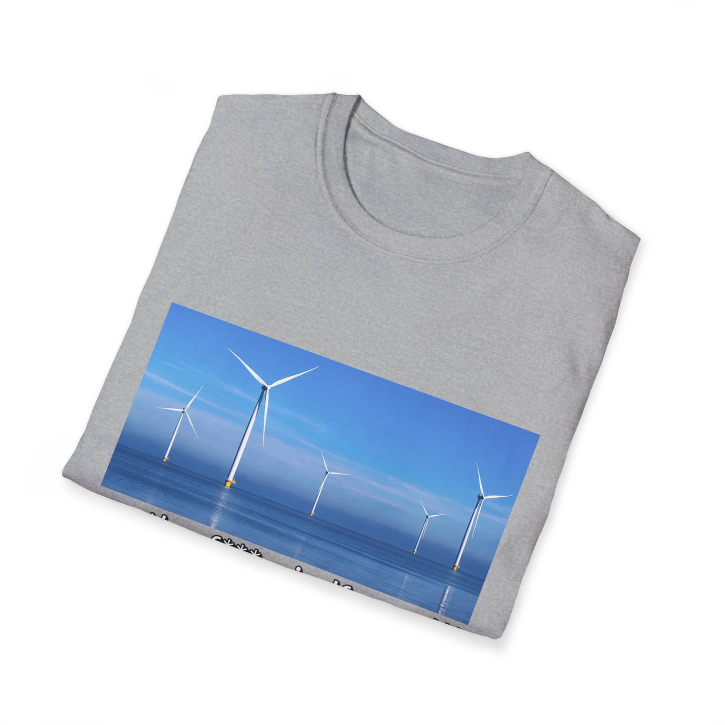 Motherfucking Wind Farms T-Shirt --  Pro-Offshore Wind Statement Tee